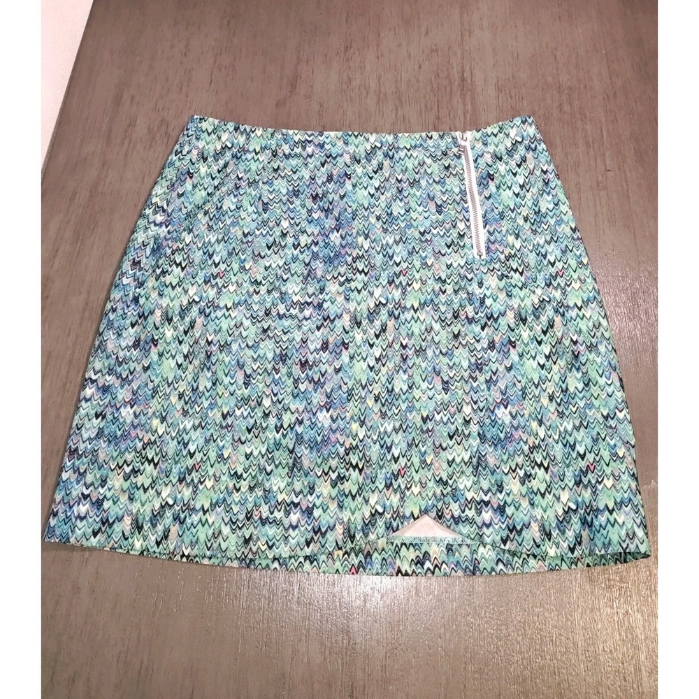 EP Pro women's multicolor chevron print athletic golf skort,Size 6